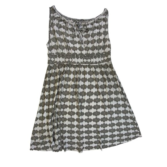 Joie Sleeveless A Line Dress Beige/Gray Small Cute Boho Summer Beach Stretch - Picture 1 of 6